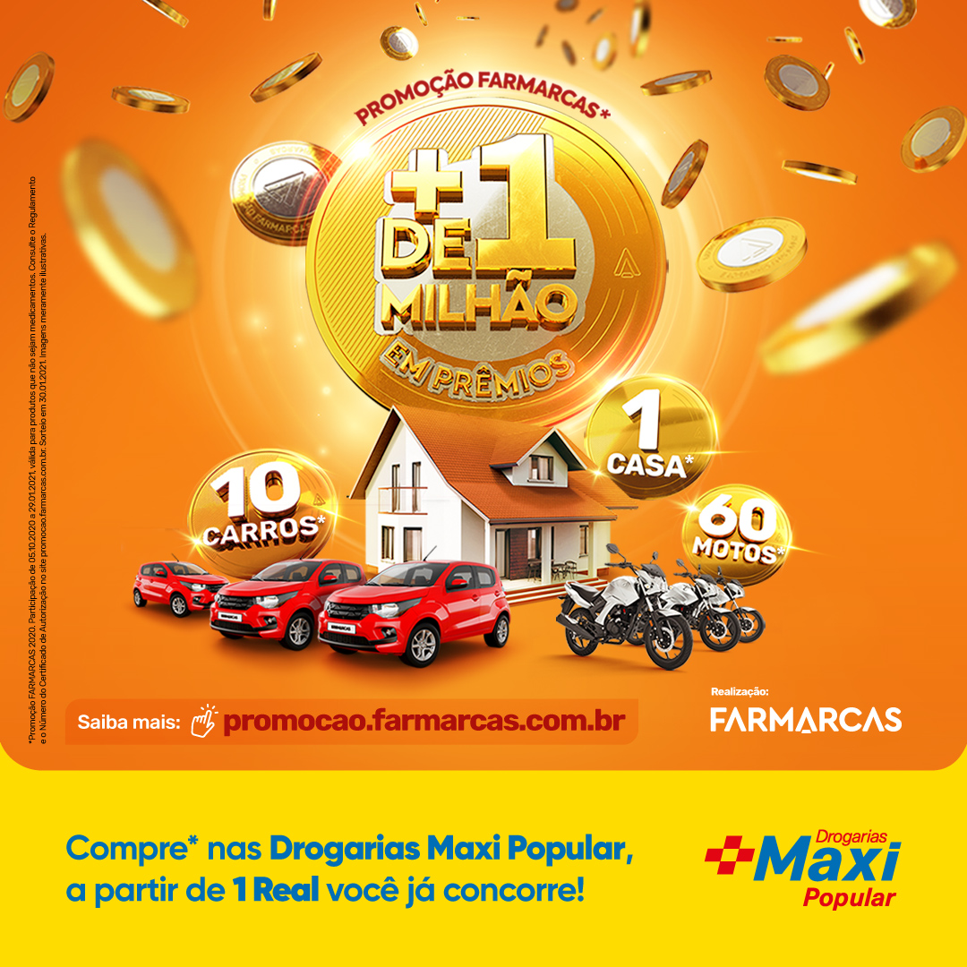 Promoção Farmarcas – Mais de 1 milhão em prêmios!